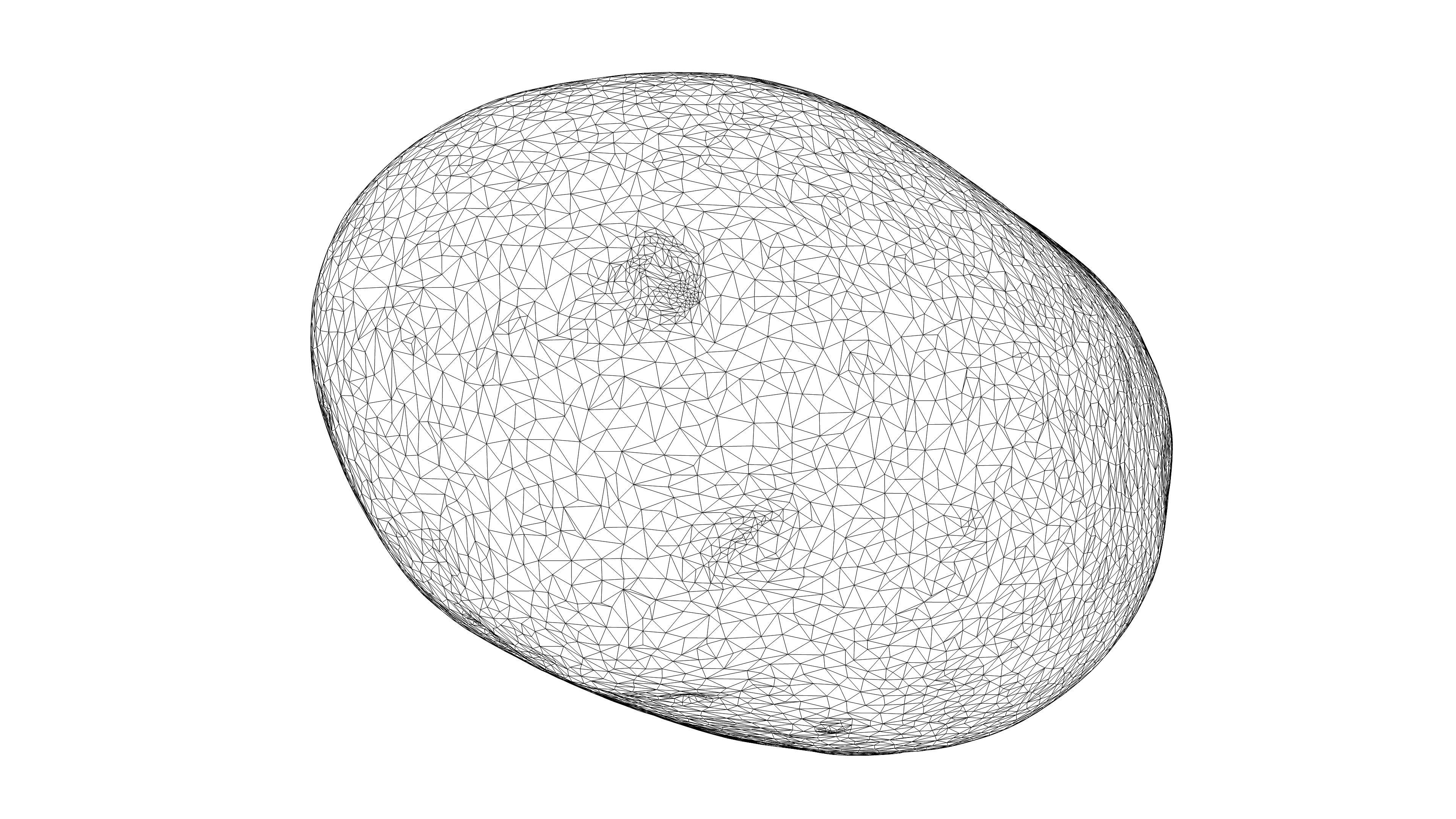 Photorealistic 3D scan of potato Low-poly 3D model_22