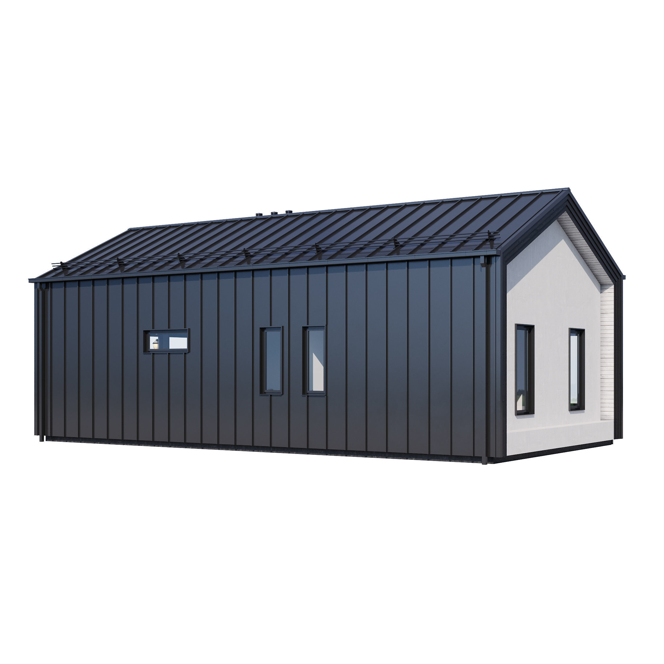 Modern house v82 3D model_9