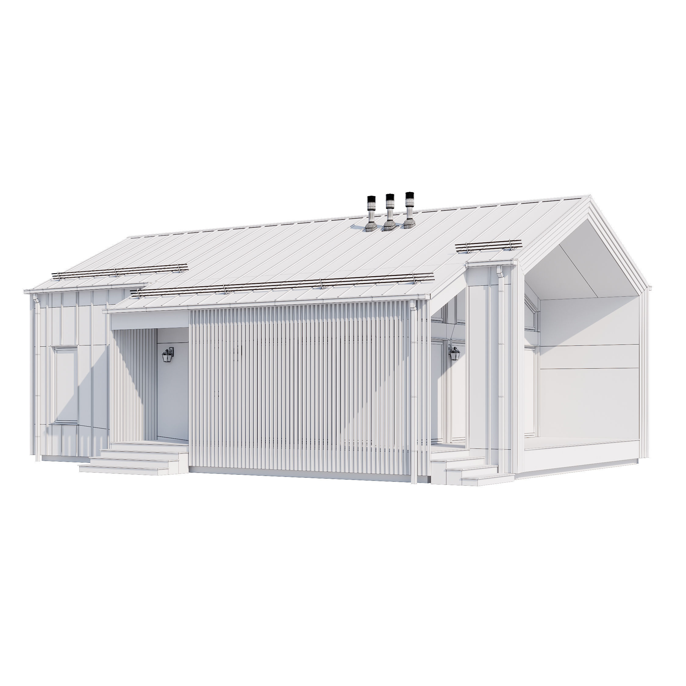 Modern house v82 3D model_19