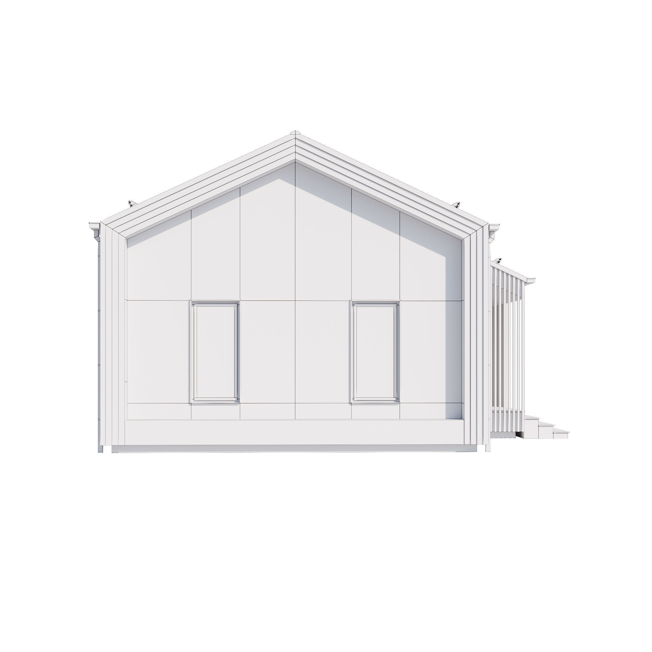 Modern house v82 3D model_23