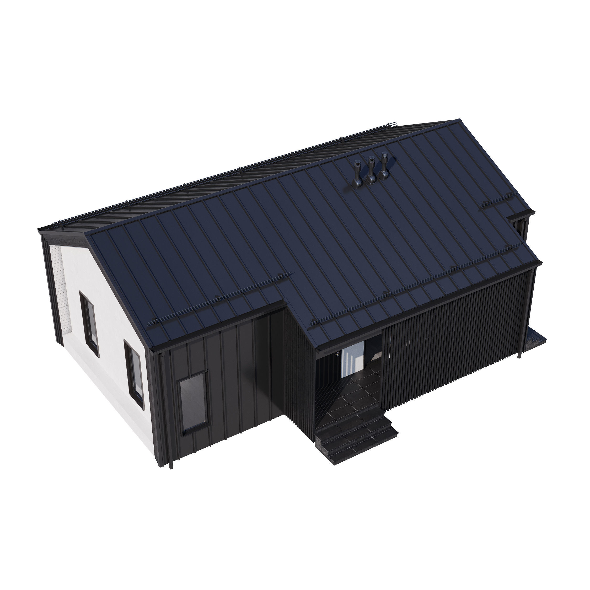 Modern house v82 3D model_15