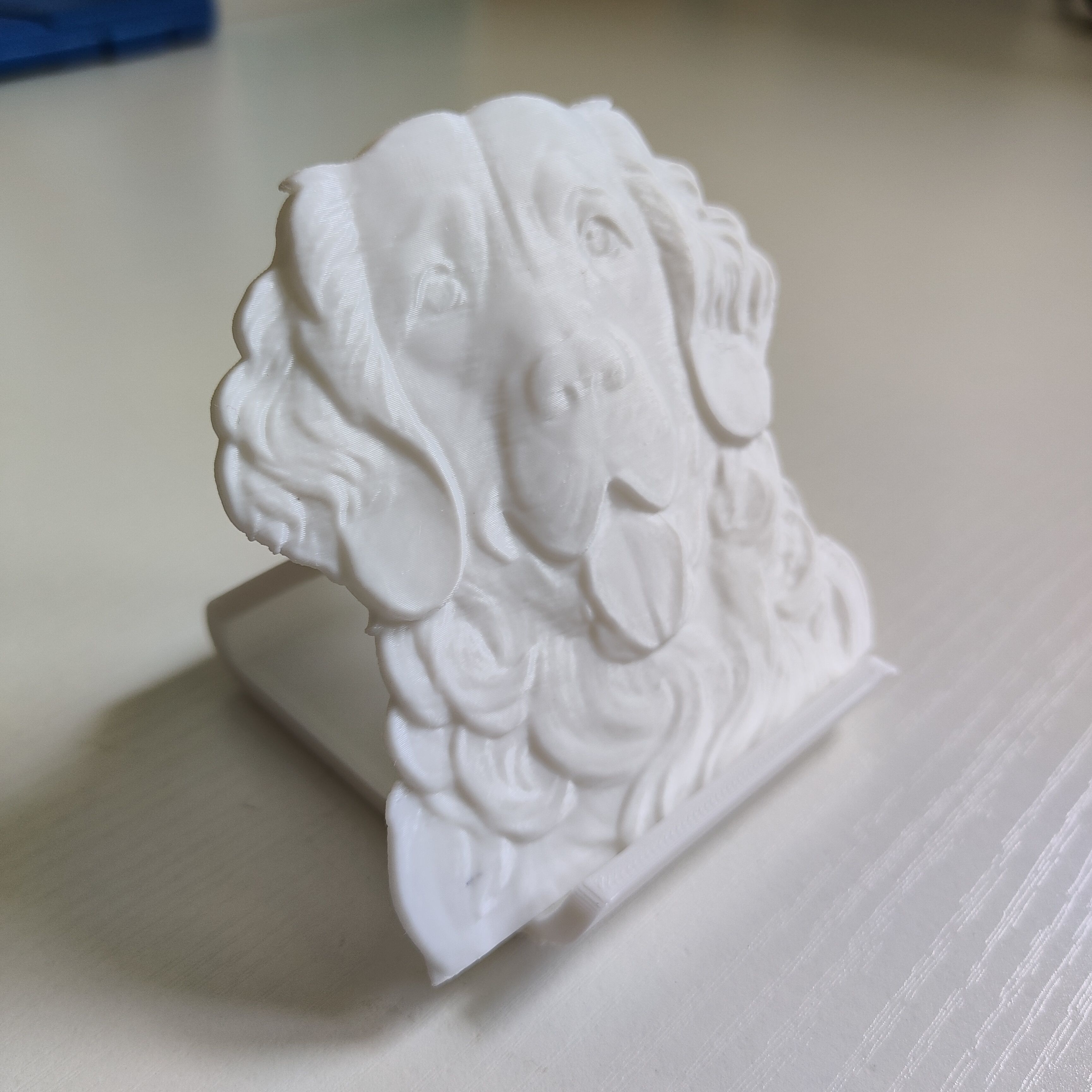 Golden Retriever Bas-Relief 3D print model_1