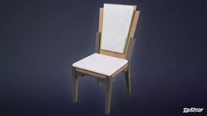 ART DECO - Chair 22 - LOW POLY