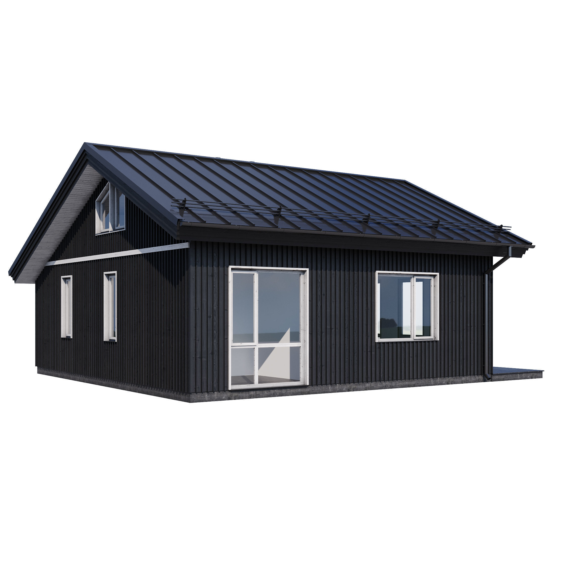 Modern house v83 3D model_7