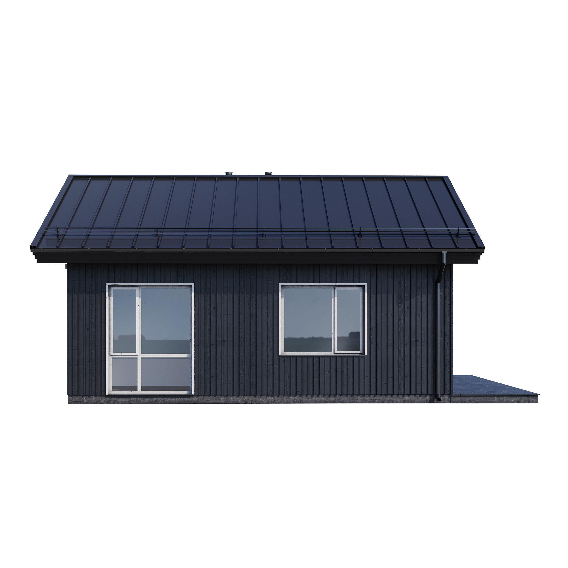 Modern house v83 3D model_12