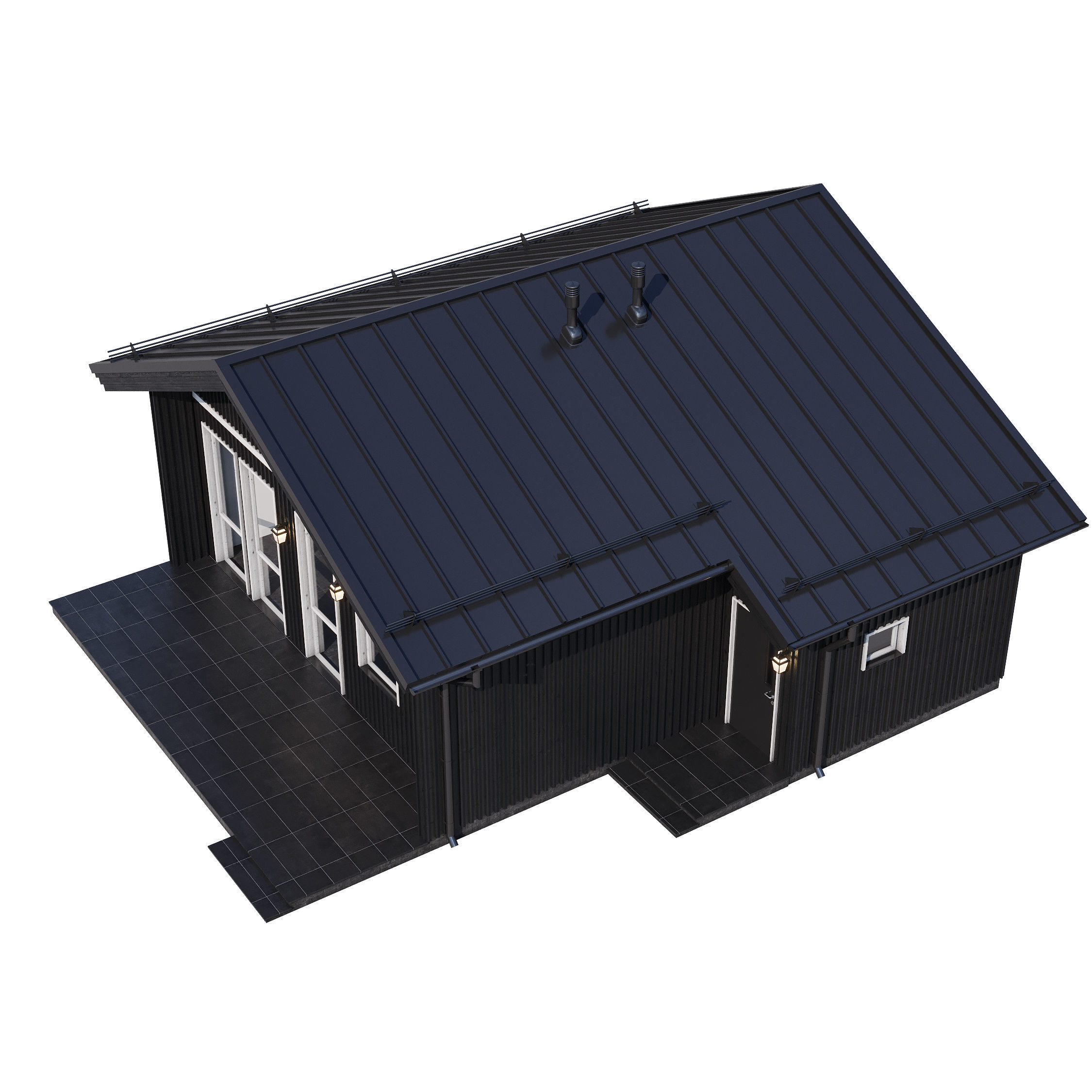 Modern house v83 3D model_14