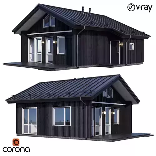 Modern house v83 3D model
