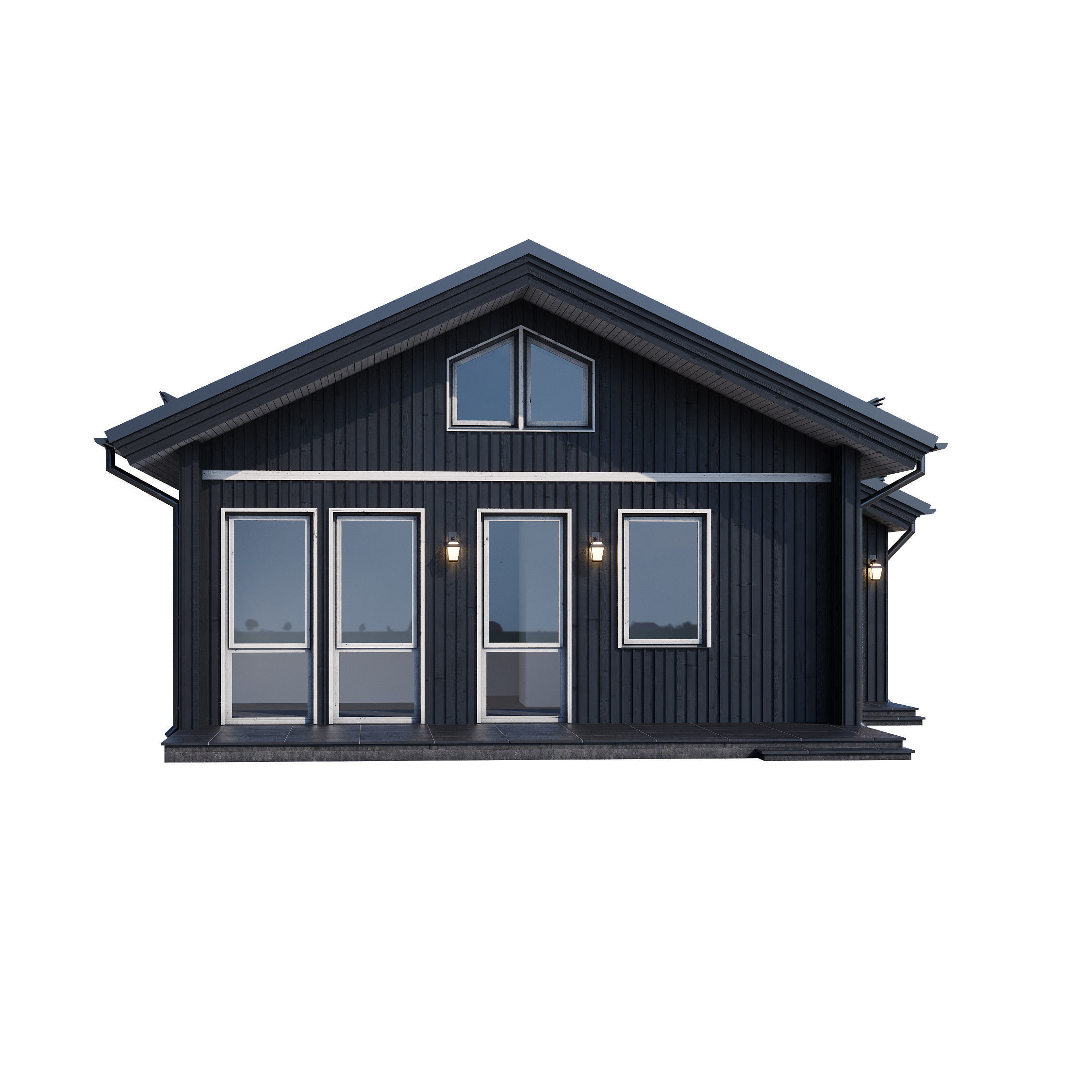 Modern house v83 3D model_13