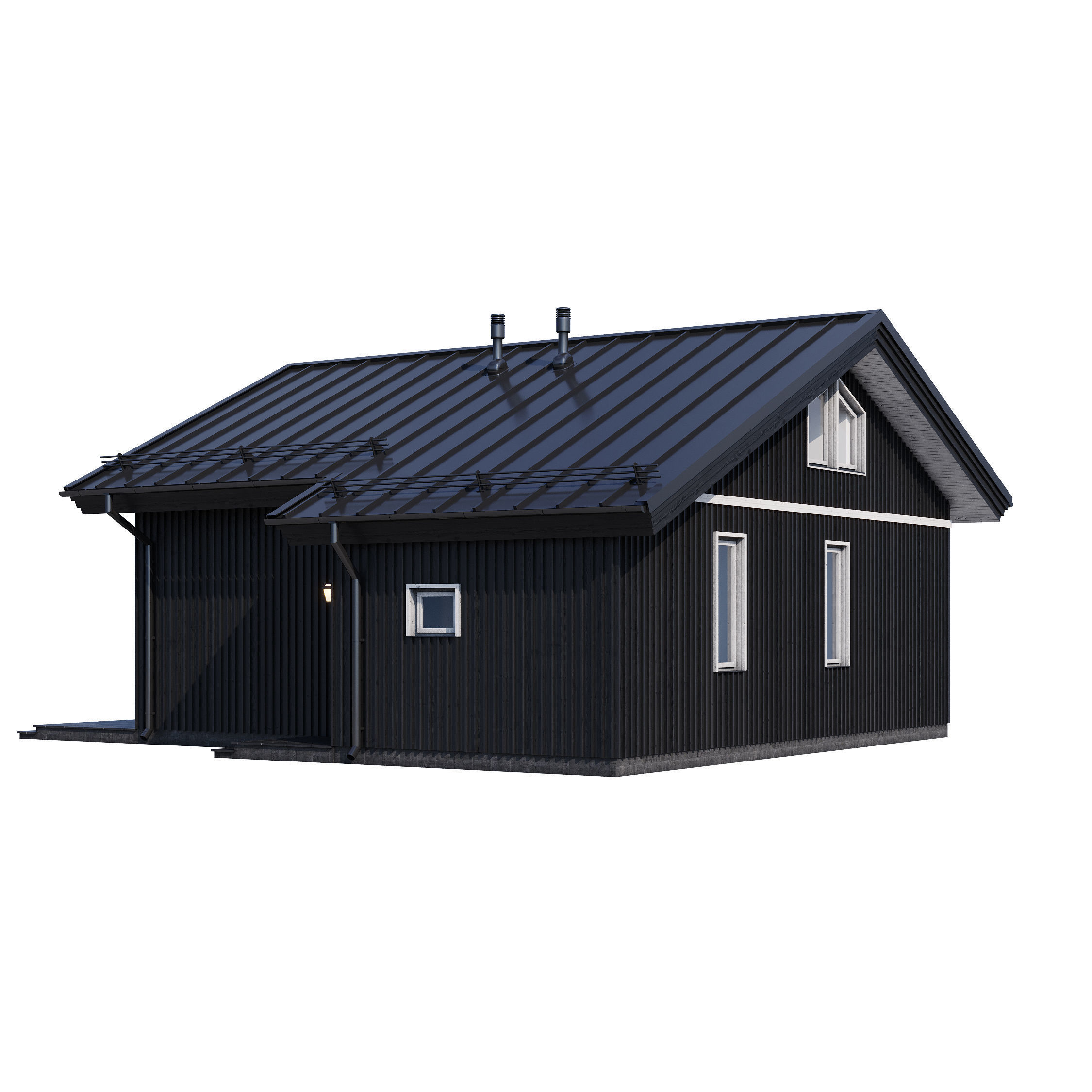 Modern house v83 3D model_9