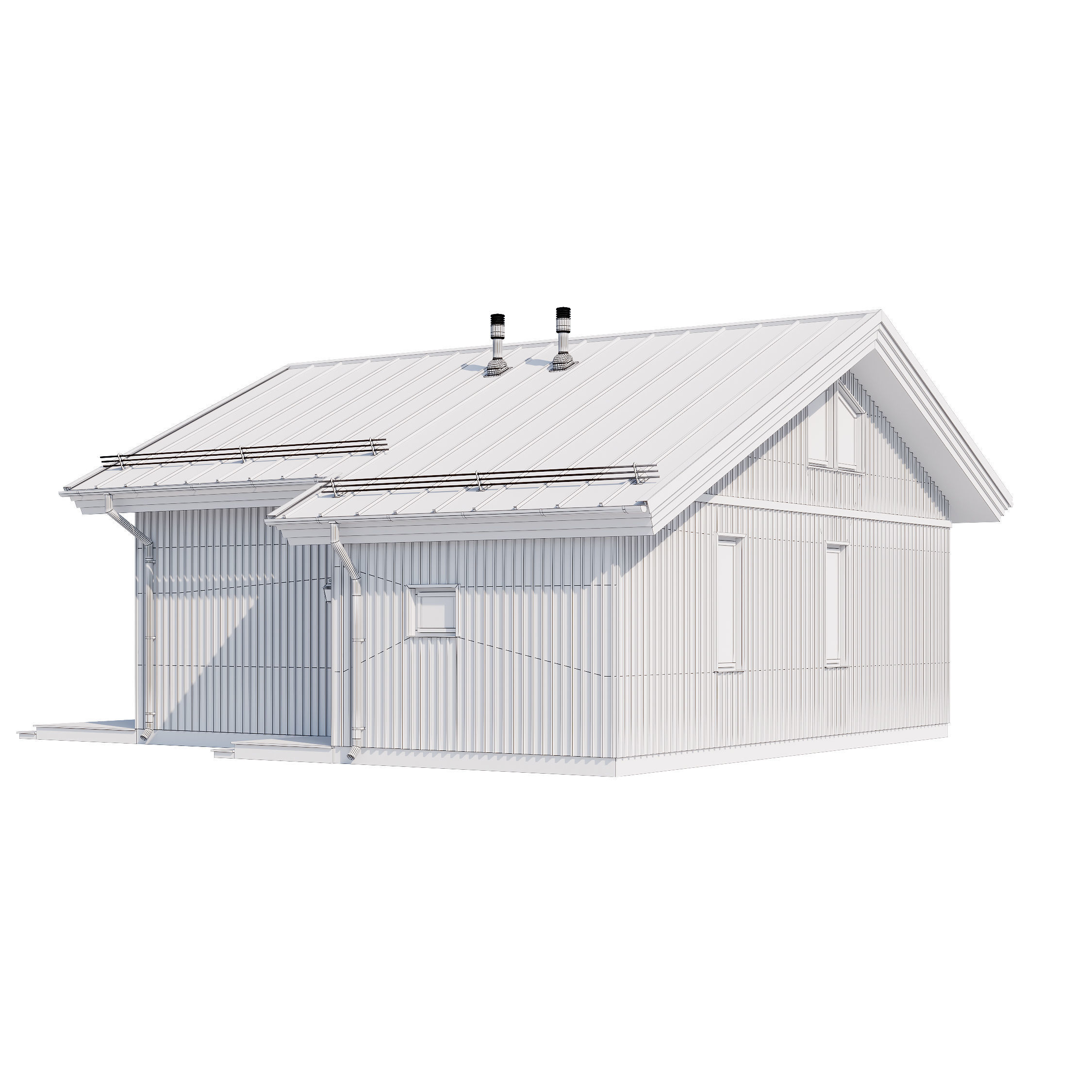 Modern house v83 3D model_19