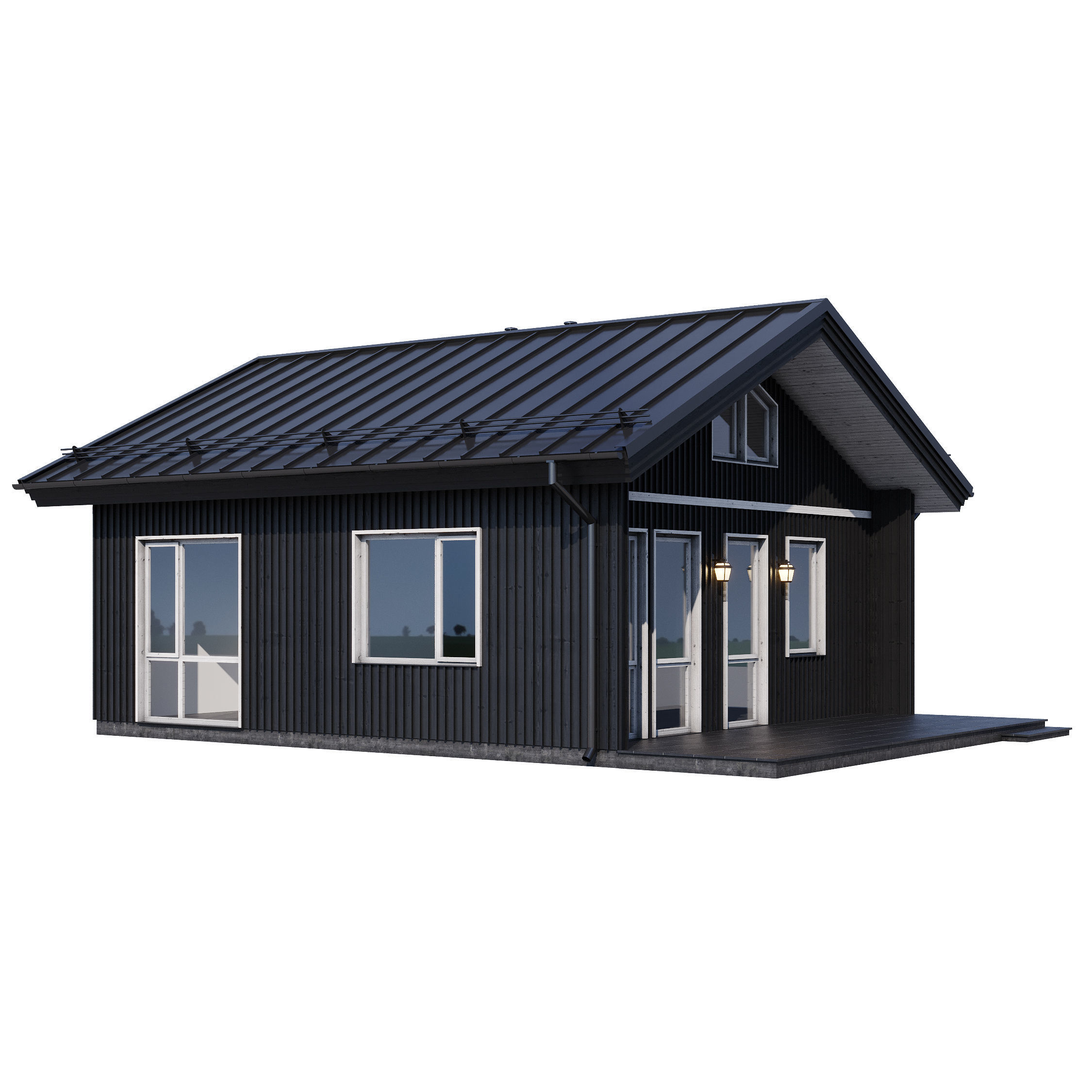 Modern house v83 3D model_8