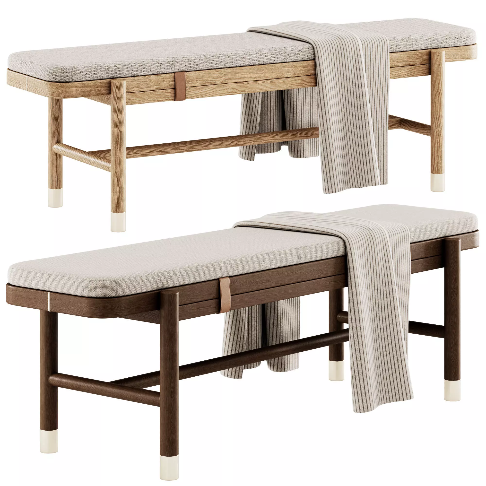 Rover Bench by Commune 3D model