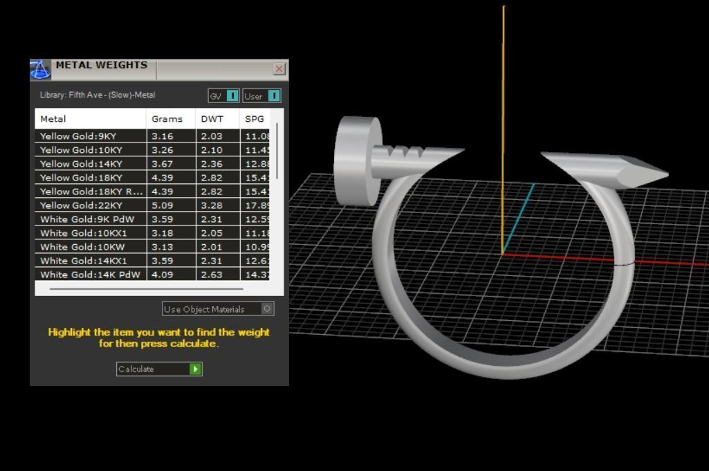 Nail Ring In the finger 18 Size N96 3D print model_10