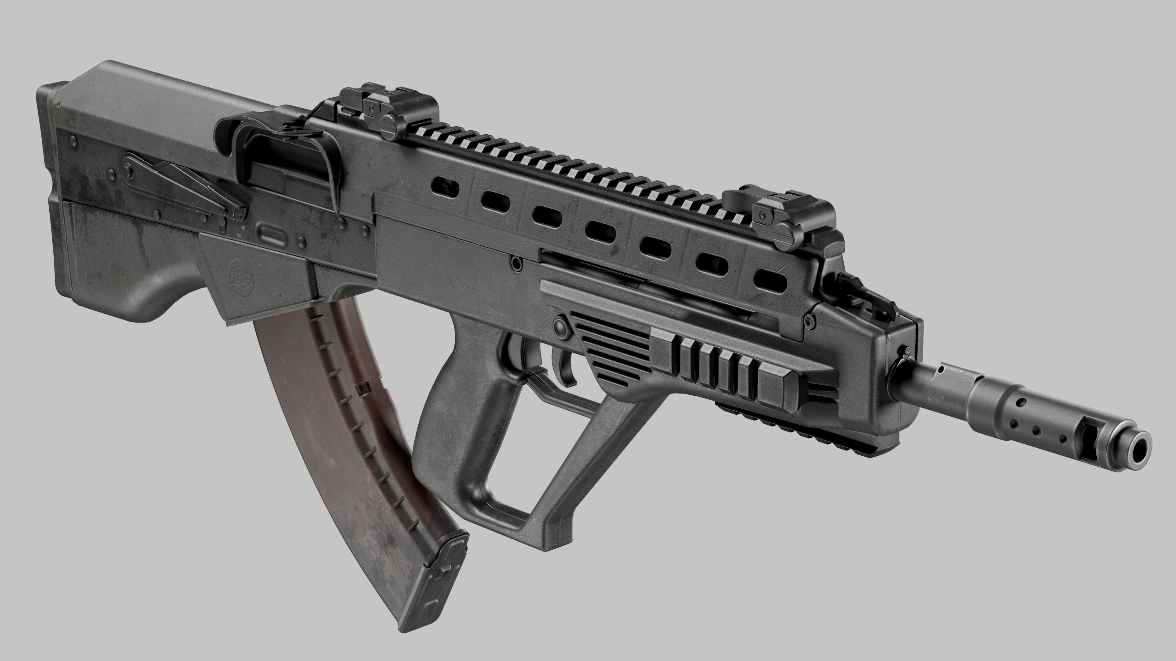 Malyuk Vulcan M Rifle Low-poly 3D model_4