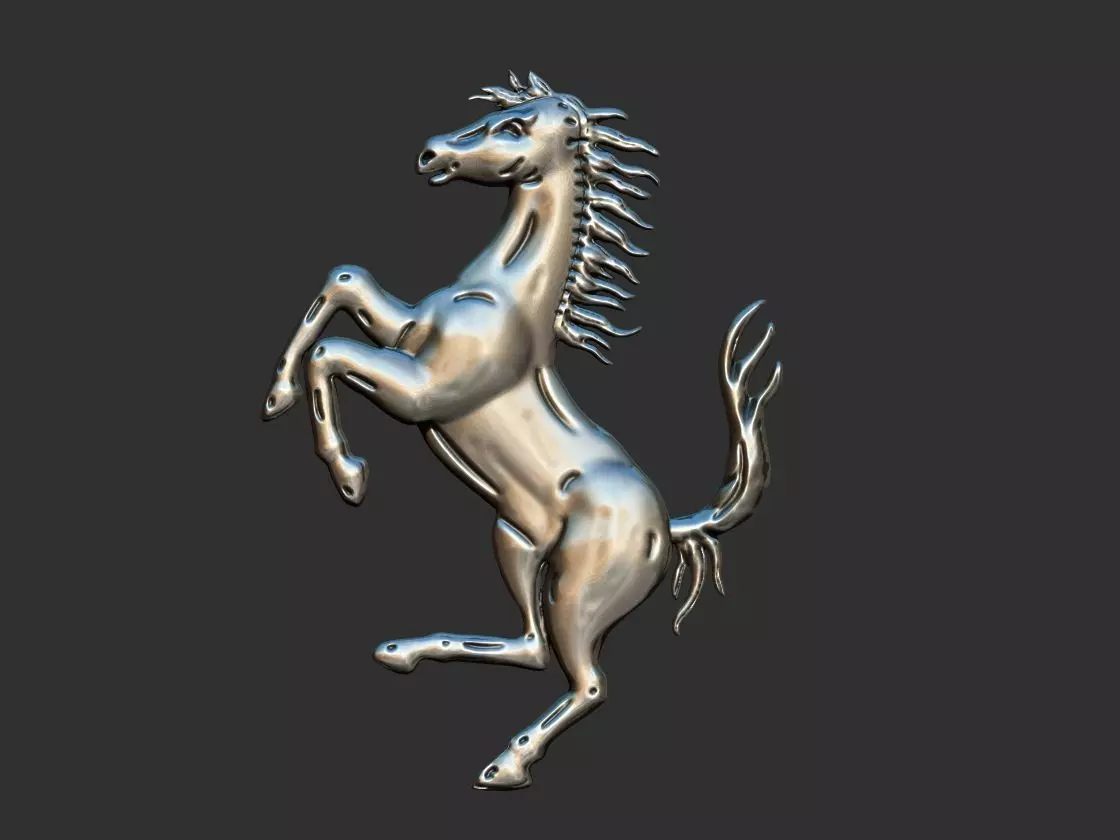 Ferrari Horse 3D print model_0