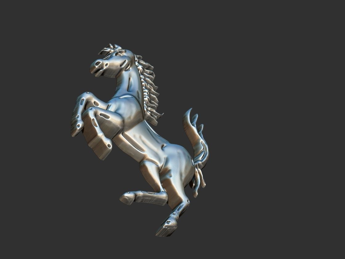 Ferrari Horse 3D print model_10