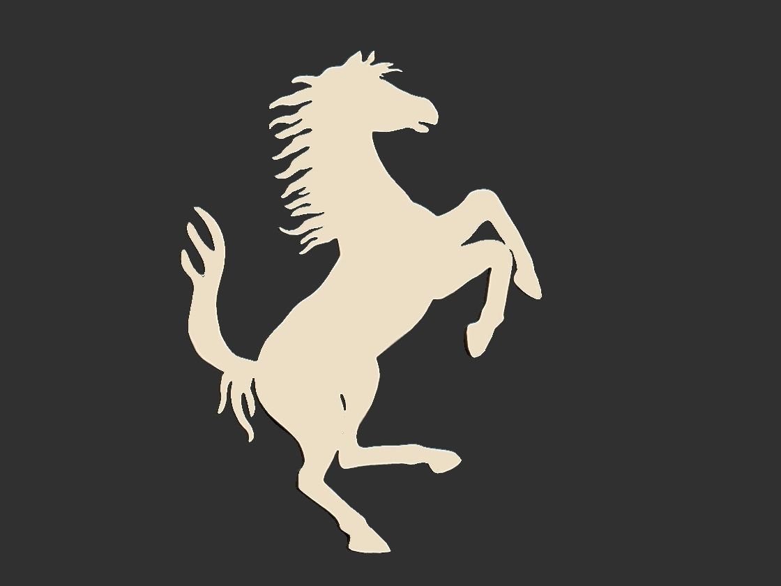 Ferrari Horse 3D print model_5