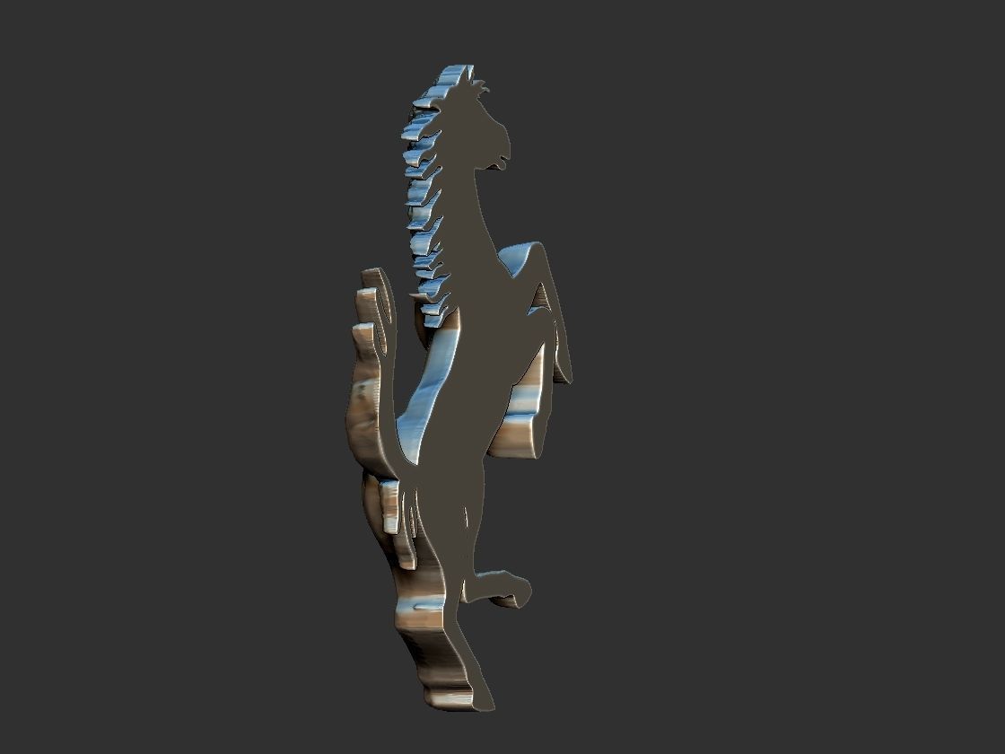 Ferrari Horse 3D print model_6
