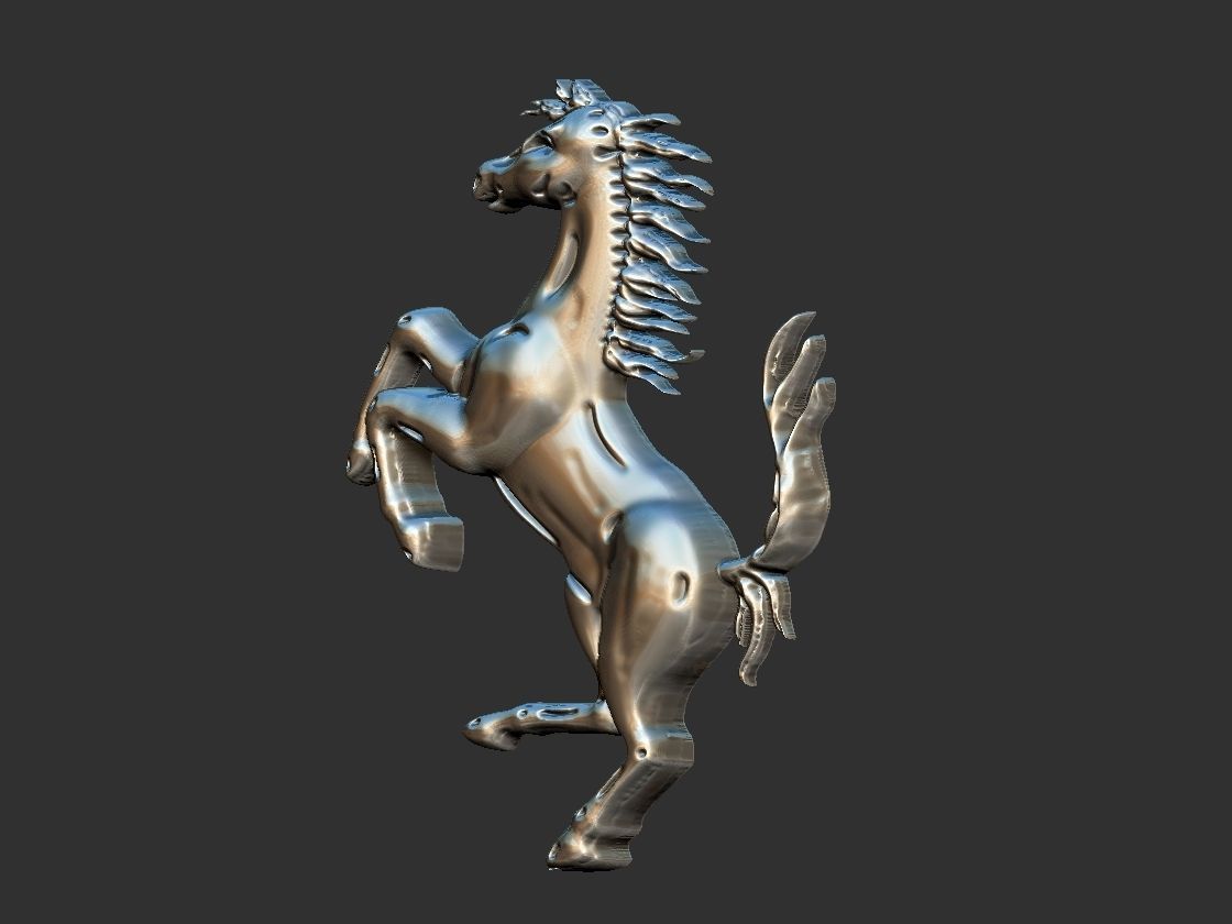 Ferrari Horse 3D print model_8