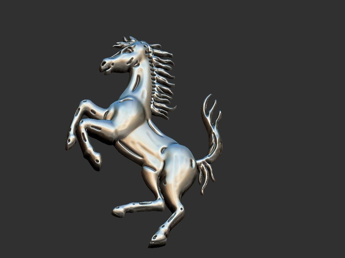 Ferrari Horse 3D print model_9