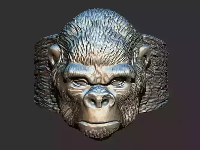Gorilla Ring 3D print model