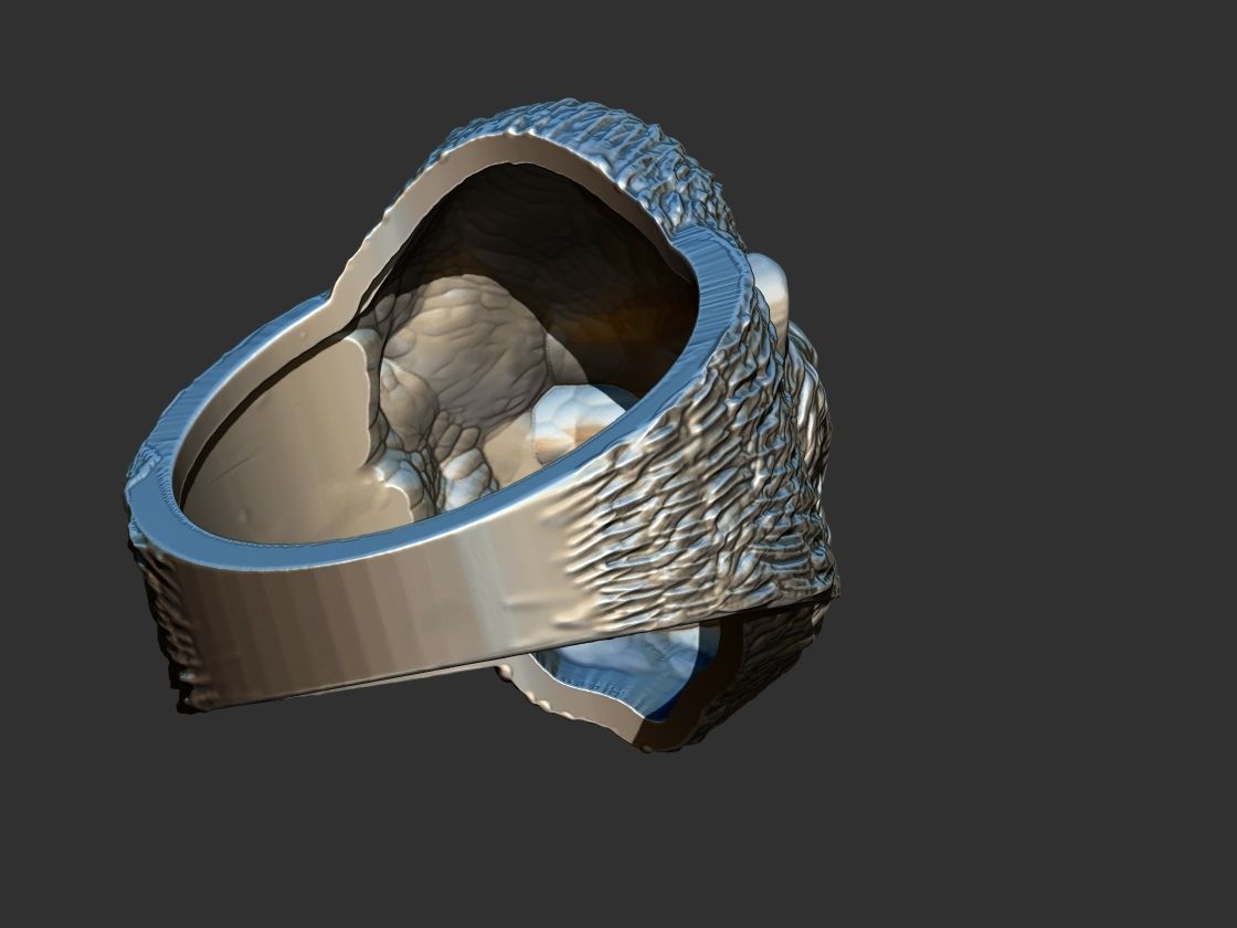 Gorilla Ring 3D print model_8