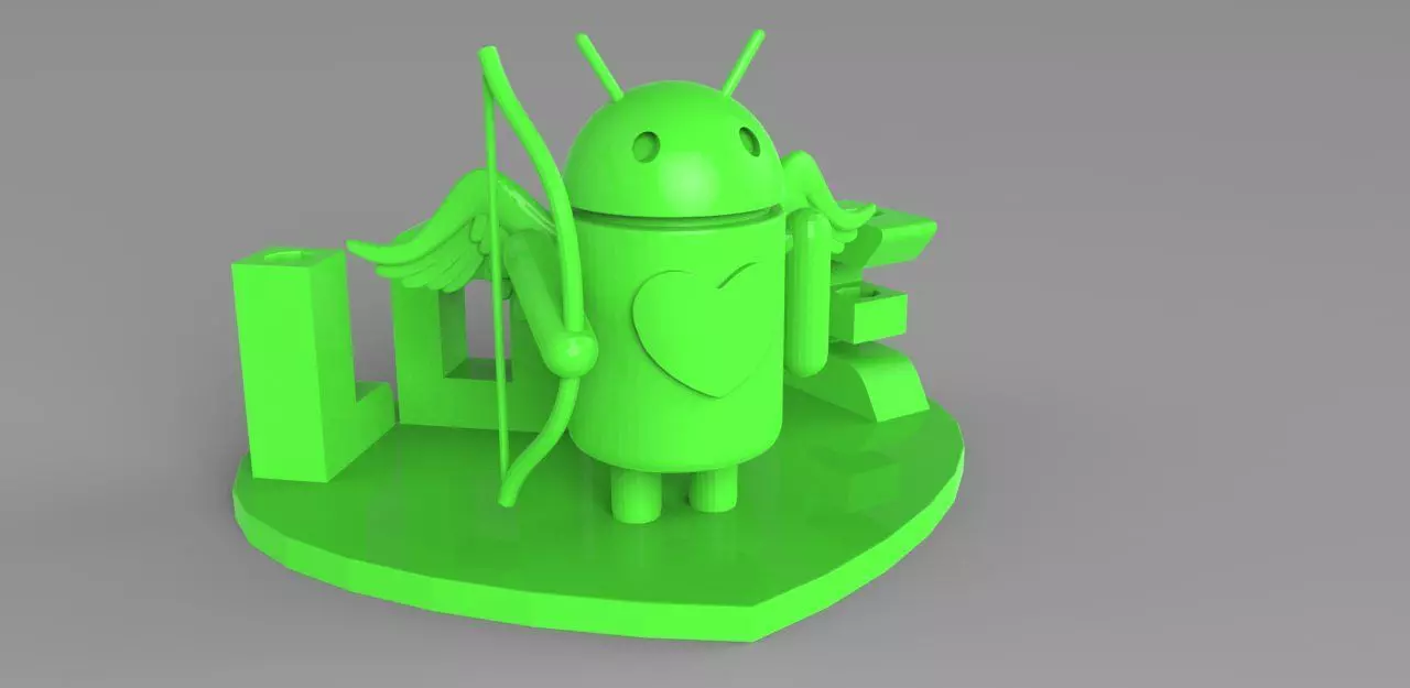 AndroLove Pencil Holder I 3D print model_0