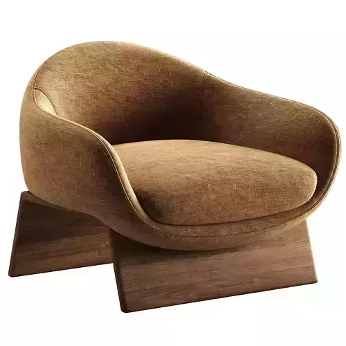BOOLEAN armchair By Bonaldo 3D model