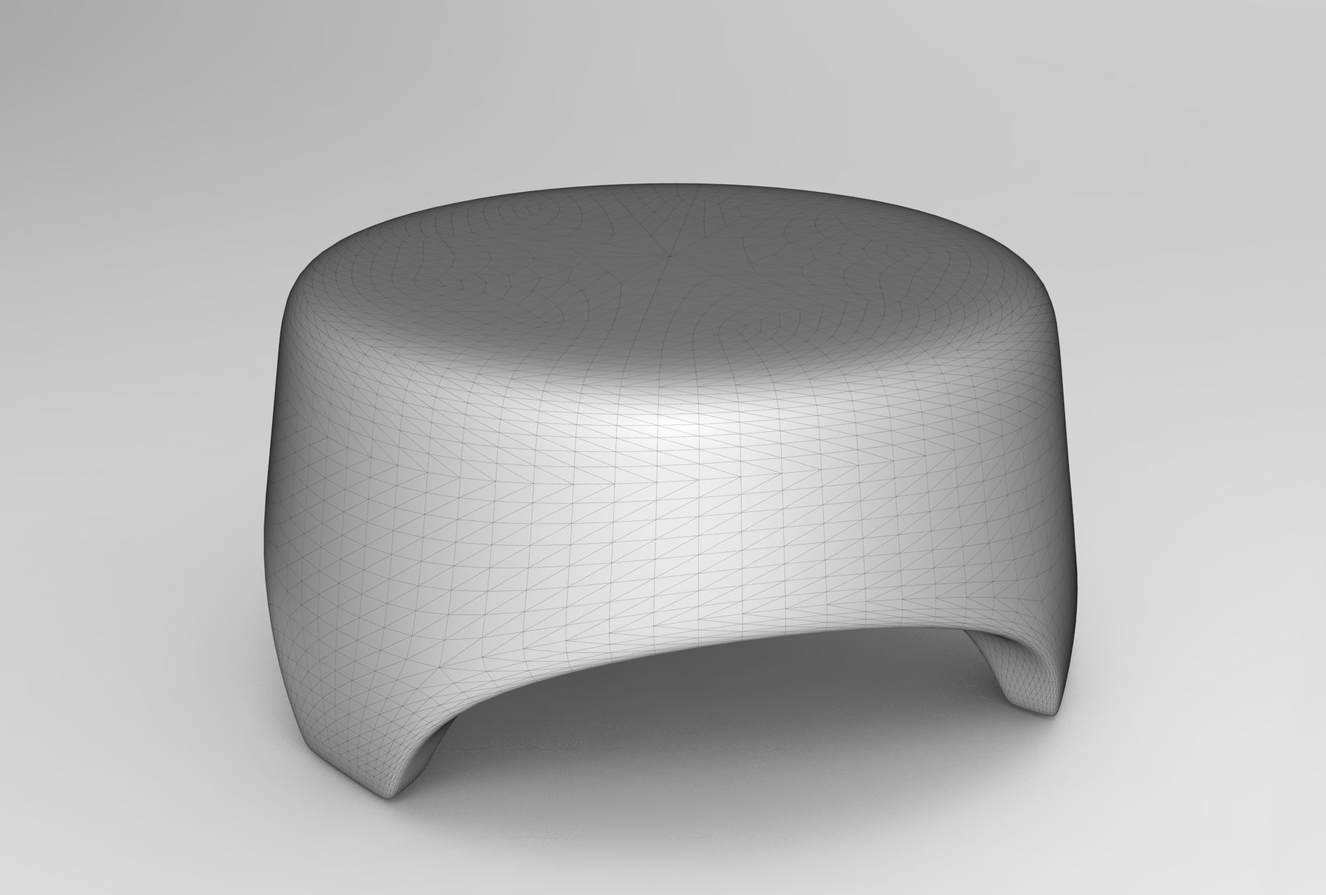 Lele Coffee Table Low-poly 3D model_5