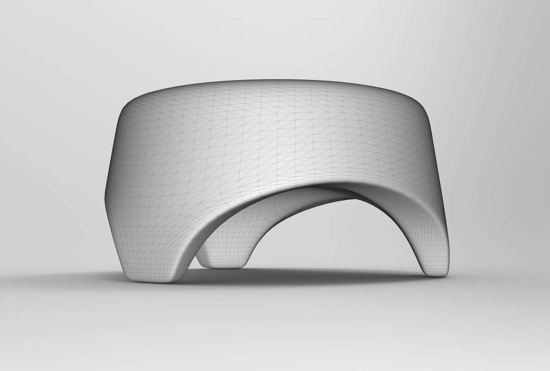 Lele Coffee Table Low-poly 3D model_6