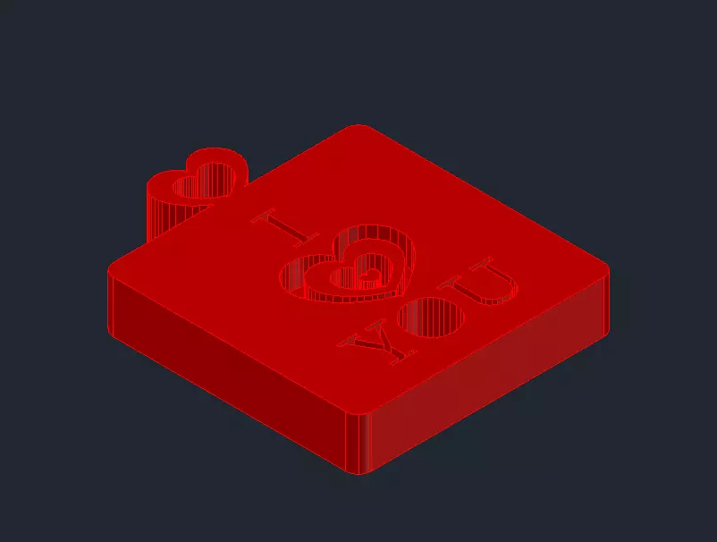 ILoveYou 3D print model_0