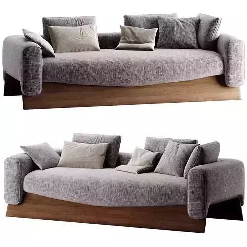 BOOLEAN Sofa By Bonaldo 3D model