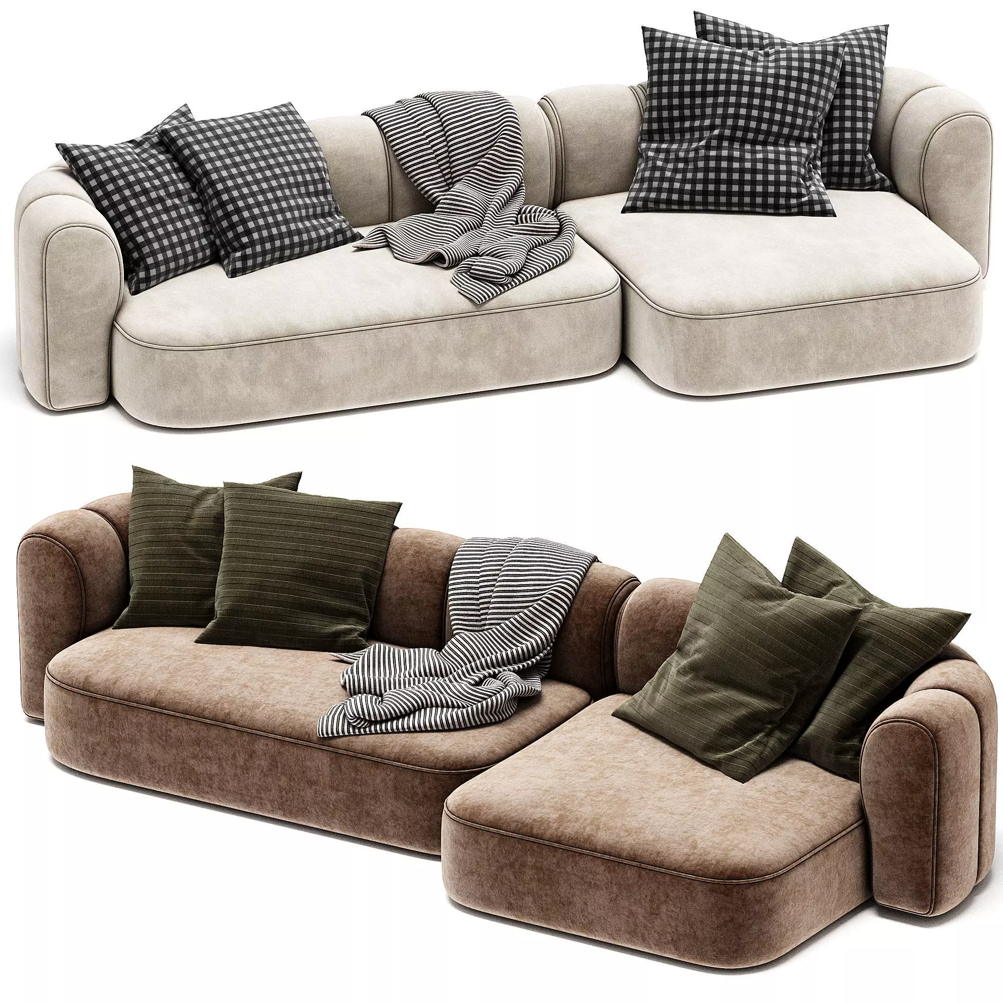 Milo Sofa Marelli 3D model_0