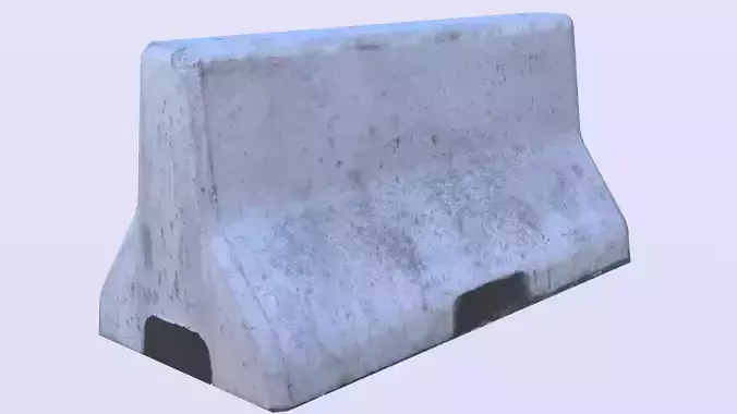 Traffic barrier grey