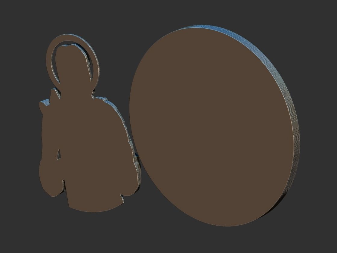 Saint Jude Thaddeus - Sao Judas Tadeu Medal 3D print model_5