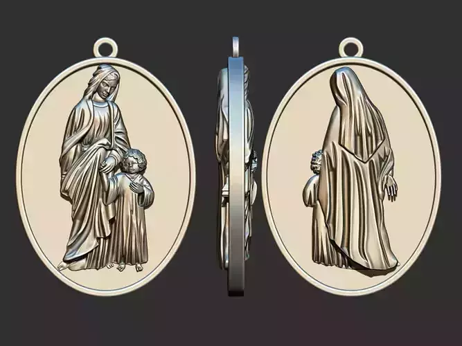 Maria Passa na Frente - Mary Lead the Way Medal