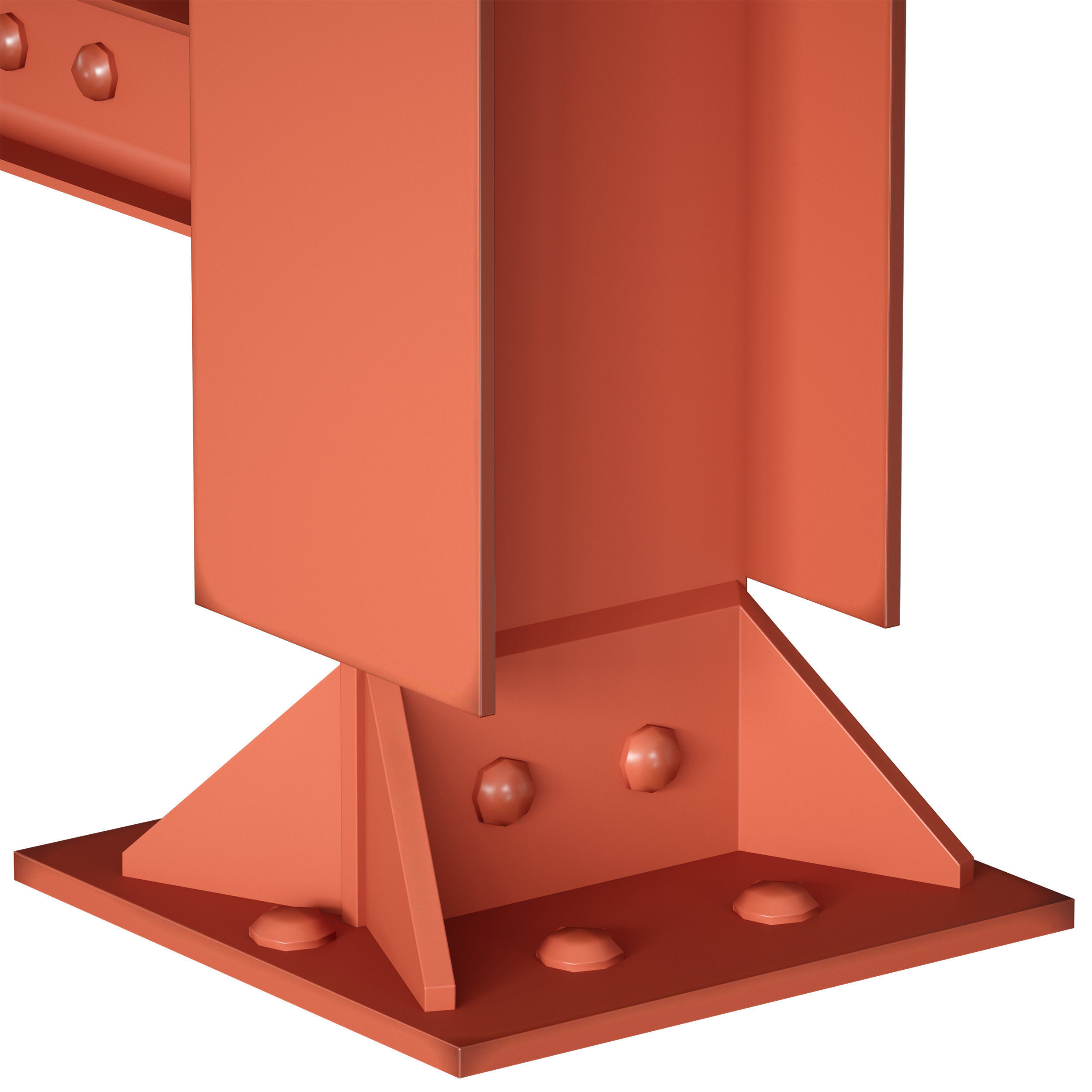 Metal fencing fence 3D model_13