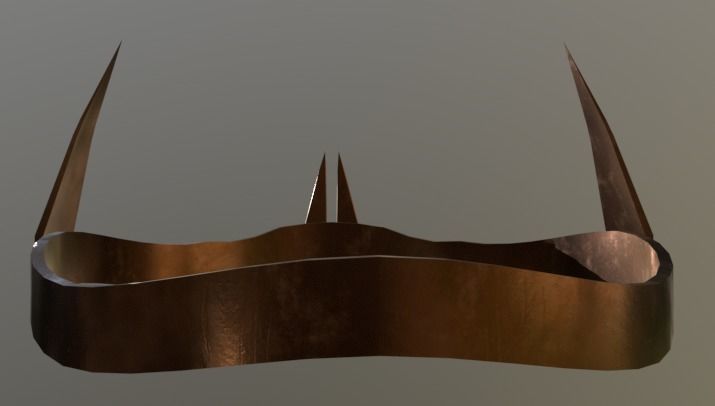 Crown 3D model_3