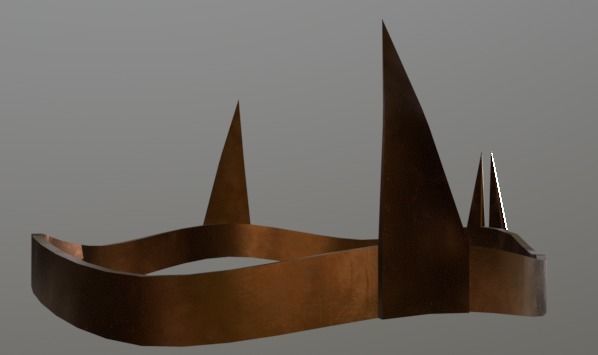 Crown 3D model_5