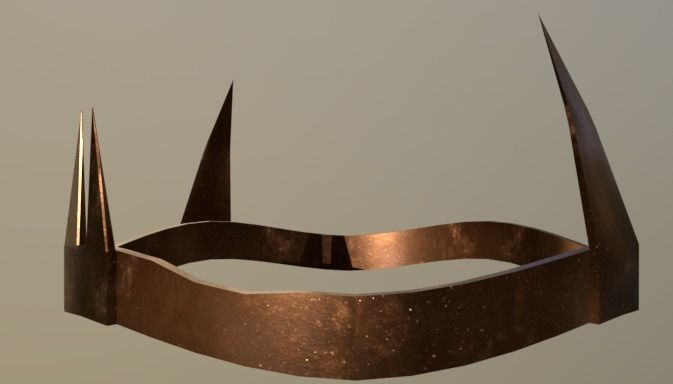 Crown 3D model_4