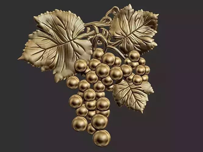 Bunch of Grapes Pendant 3D print model