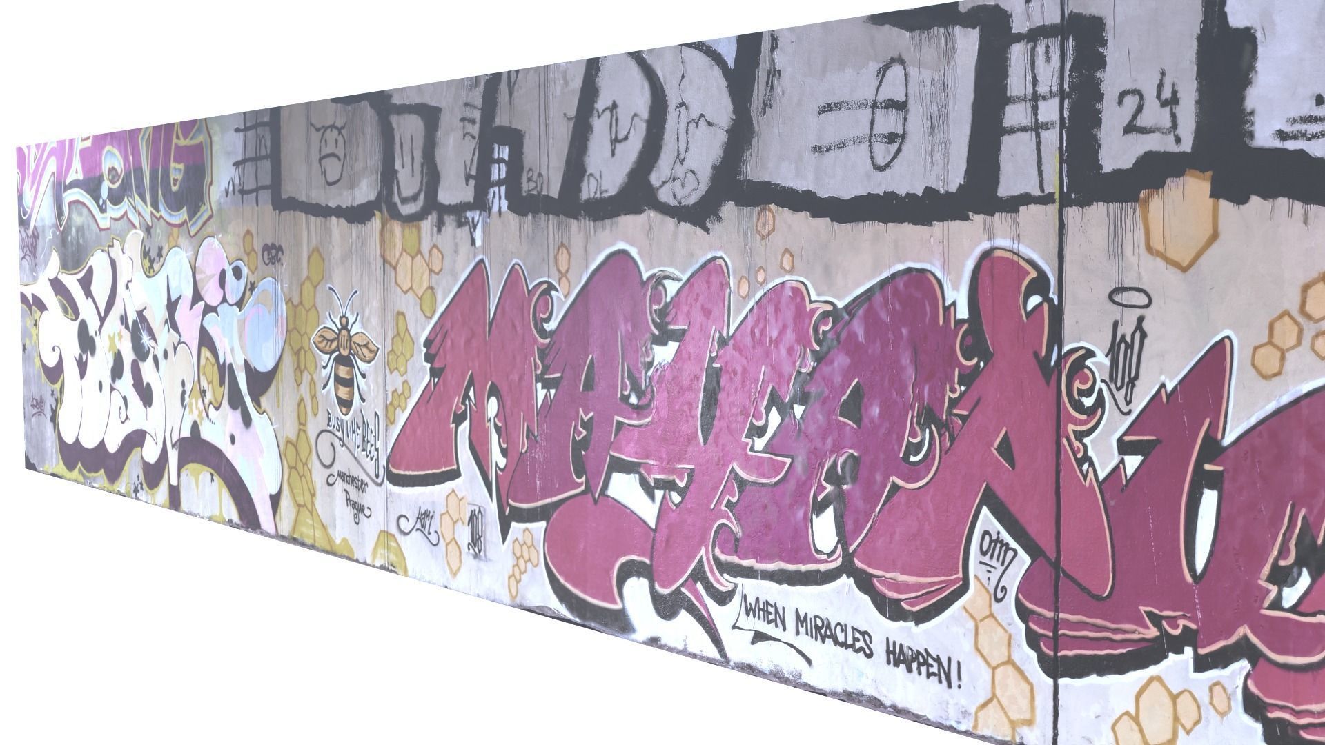 Graffiti wall II 3D model_6
