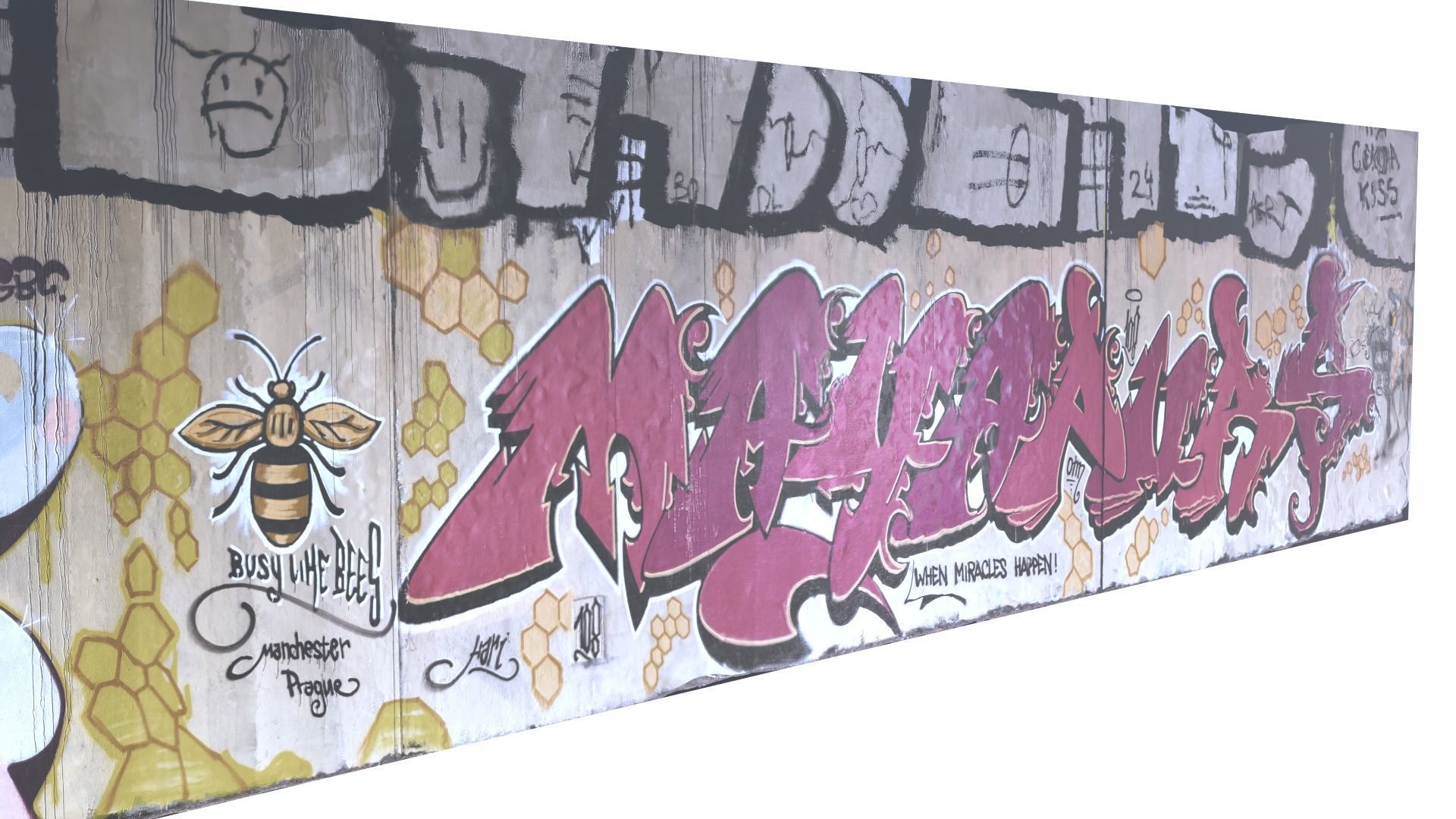 Graffiti wall II 3D model_5