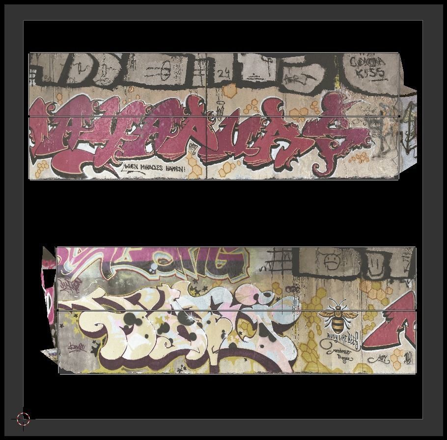Graffiti wall II 3D model_7