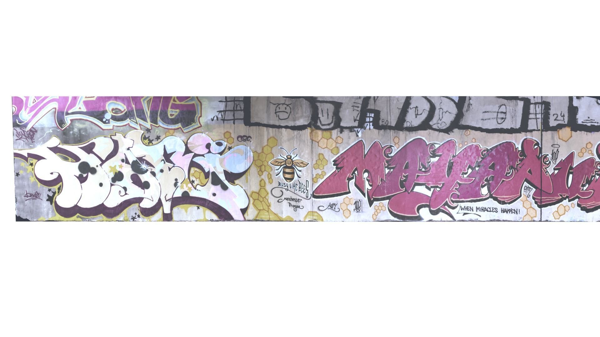 Graffiti wall II 3D model_4
