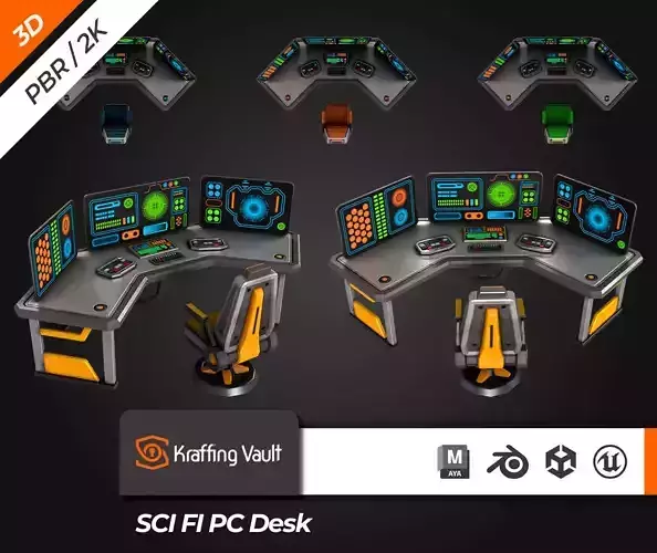 SCI-FI PC Desk