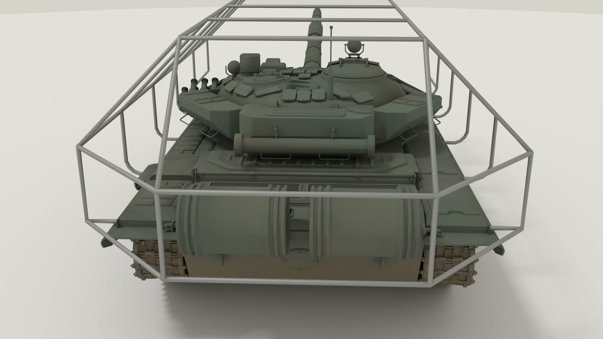 T-72 Russian Turtle Tank 3D model_15