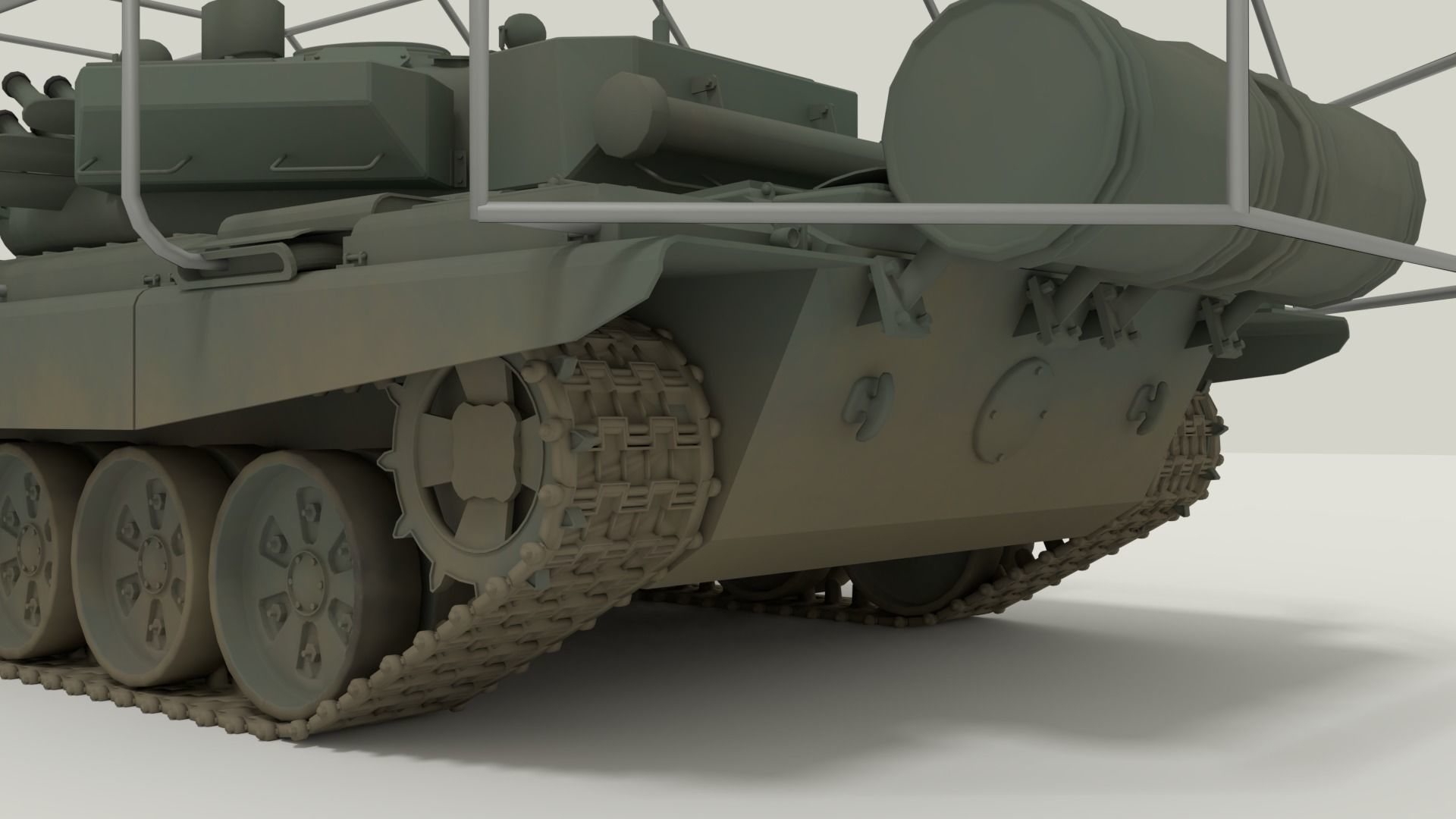 T-72 Russian Turtle Tank 3D model_20