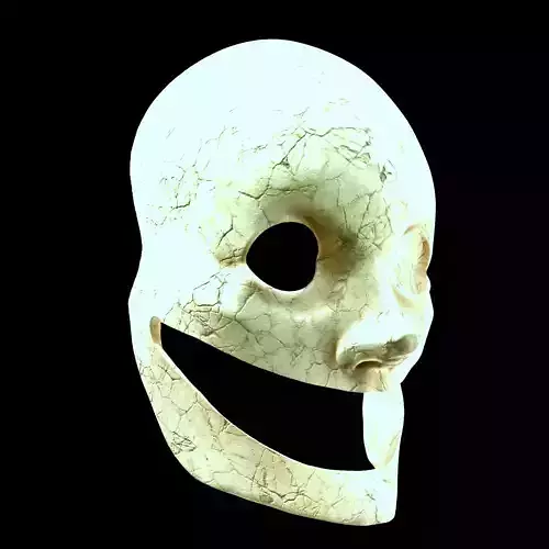 crazy smiley mask 3D print model