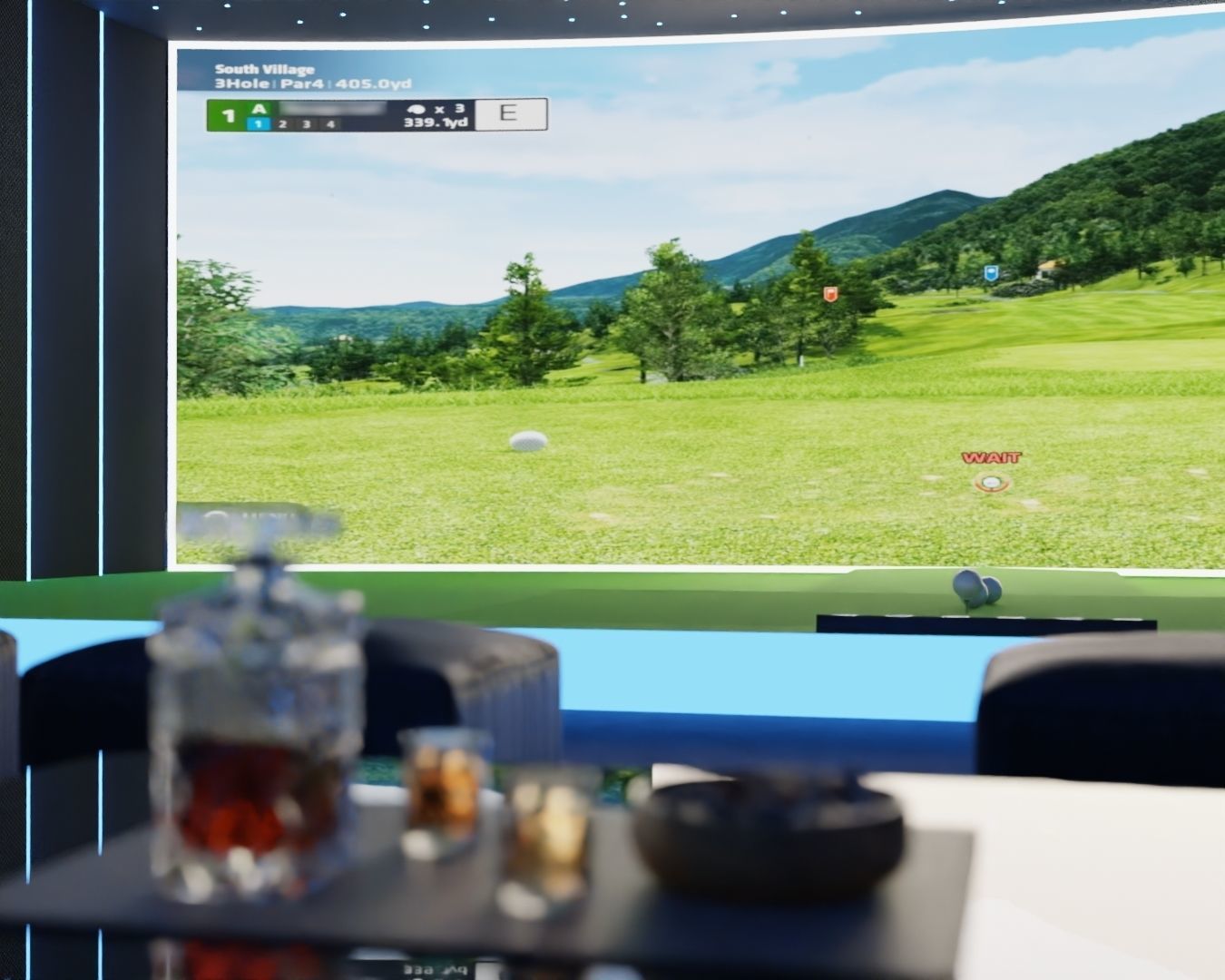 InterActive Golf Simulator 3D model_2